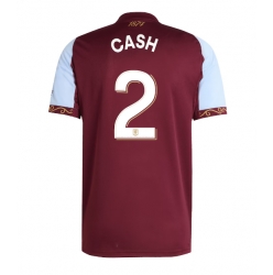 Aston Villa Matty Cash #2 Hemmatröja 2025-26 Kortärmad