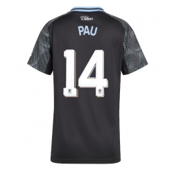 Aston Villa Pau Torres #14 Bortatröja 2025-26 Dam Kortärmad
