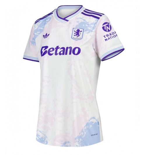 Aston Villa Tredje Tröja 2025-26 Dam Kortärmad Aston Villa Tredje Tröja 2025-26 Dam Kortärmad