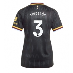 Aston Villa Victor Lindelof #3 Bortatröja 2026-27 Dam Kortärmad