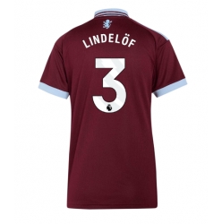 Aston Villa Victor Lindelof #3 Hemmatröja 2026-27 Dam Kortärmad