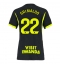Atletico Madrid Alejandro Grimaldo #22 Bortatröja 2026-27 Dam Kortärmad Atletico Madrid Alejandro Grimaldo #22 Bortatröja 2026-27 Dam Kortärmad