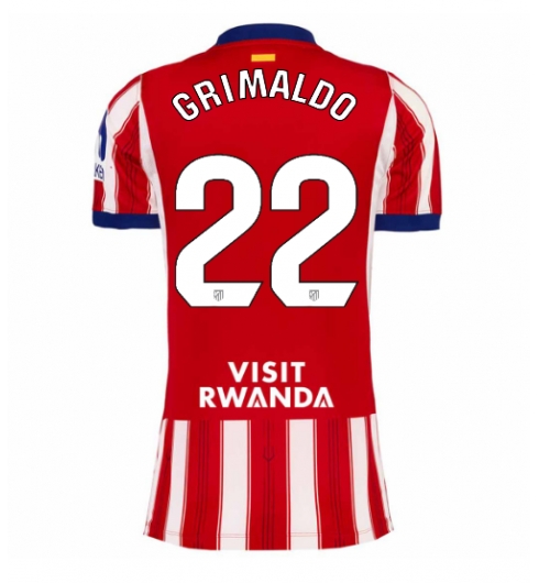 Atletico Madrid Alejandro Grimaldo #22 Hemmatröja 2026-27 Dam Kortärmad Atletico Madrid Alejandro Grimaldo #22 Hemmatröja 2026-27 Dam Kortärmad