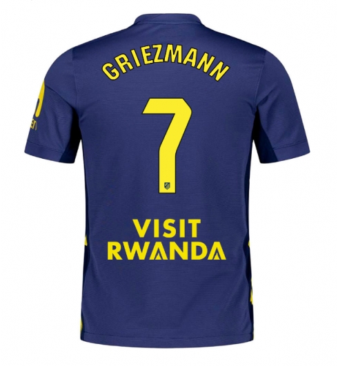 Atletico Madrid Antoine Griezmann #7 Bortatröja 2025-26 Kortärmad Atletico Madrid Antoine Griezmann #7 Bortatröja 2025-26 Kortärmad