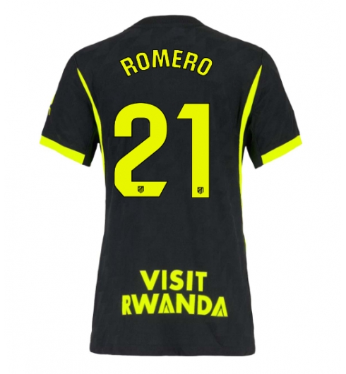 Atletico Madrid Cristian Romero #21 Bortatröja 2026-27 Dam Kortärmad Atletico Madrid Cristian Romero #21 Bortatröja 2026-27 Dam Kortärmad