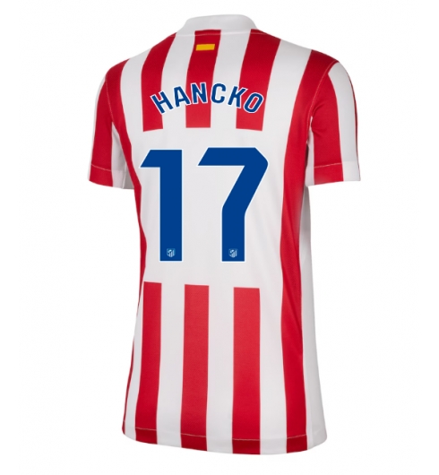 Atletico Madrid David Hancko #17 Hemmatröja 2025-26 Dam Kortärmad Atletico Madrid David Hancko #17 Hemmatröja 2025-26 Dam Kortärmad