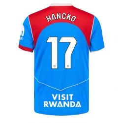 Atletico Madrid David Hancko #17 Tredje Tröja 2025-26 Kortärmad