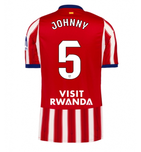 Atletico Madrid Johnny Cardoso #5 Hemmatröja 2026-27 Kortärmad Atletico Madrid Johnny Cardoso #5 Hemmatröja 2026-27 Kortärmad