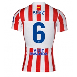 Atletico Madrid Koke #6 Hemmatröja 2025-26 Kortärmad