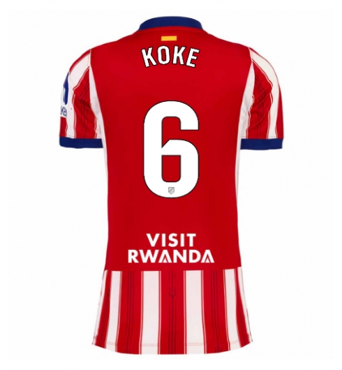 Atletico Madrid Koke #6 Hemmatröja 2026-27 Dam Kortärmad Atletico Madrid Koke #6 Hemmatröja 2026-27 Dam Kortärmad