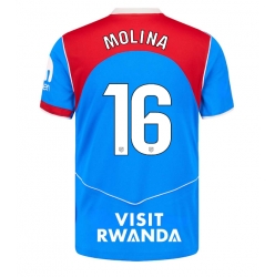 Atletico Madrid Nahuel Molina #16 Tredje Tröja 2025-26 Kortärmad