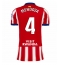 Atletico Madrid Rodrigo Mendoza #4 Hemmatröja 2026-27 Dam Kortärmad Atletico Madrid Rodrigo Mendoza #4 Hemmatröja 2026-27 Dam Kortärmad