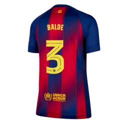 Barcelona Alejandro Balde #3 Hemmatröja 2025-26 Dam Kortärmad