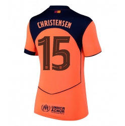 Barcelona Andreas Christensen #15 Tredje Tröja 2025-26 Dam Kortärmad