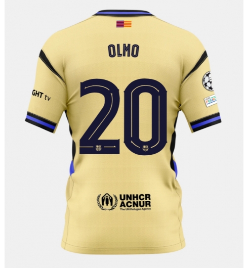 Barcelona Dani Olmo #20 Bortatröja 2025-26 Kortärmad Barcelona Dani Olmo #20 Bortatröja 2025-26 Kortärmad