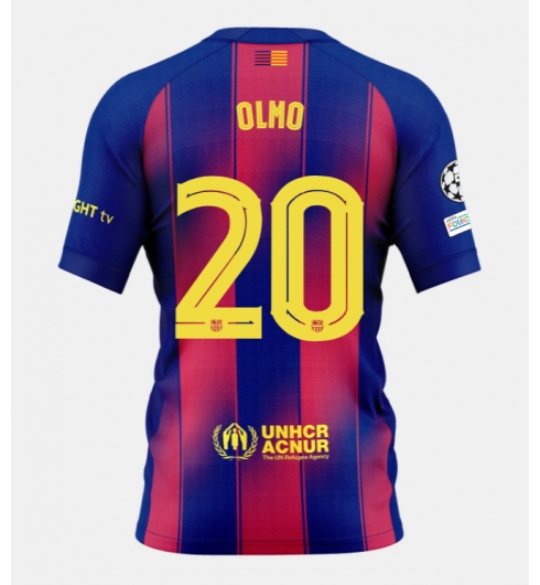 Barcelona Dani Olmo #20 Hemmatröja 2025-26 Kortärmad Barcelona Dani Olmo #20 Hemmatröja 2025-26 Kortärmad