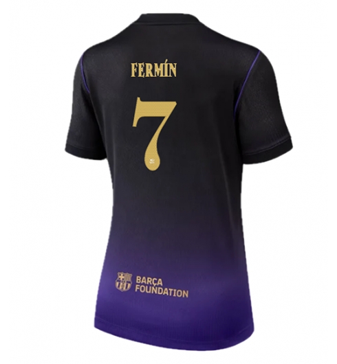 Barcelona Fermin Lopez #7 Bortatröja 2026-27 Dam Kortärmad Barcelona Fermin Lopez #7 Bortatröja 2026-27 Dam Kortärmad