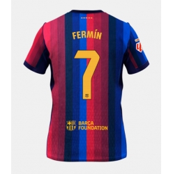 Barcelona Fermin Lopez #7 Hemmatröja 2026-27 Kortärmad