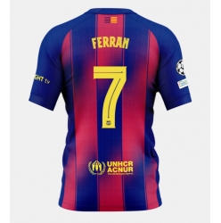 Barcelona Ferran Torres #7 Hemmatröja 2025-26 Kortärmad