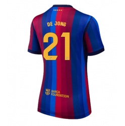 Barcelona Frenkie de Jong #21 Hemmatröja 2026-27 Dam Kortärmad
