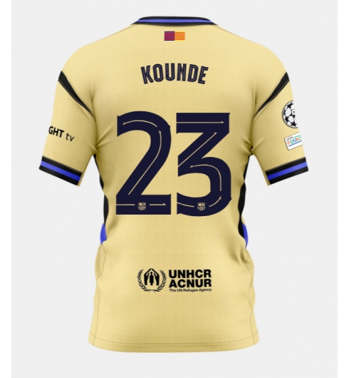 Barcelona Jules Kounde #23 Bortatröja 2025-26 Kortärmad Barcelona Jules Kounde #23 Bortatröja 2025-26 Kortärmad