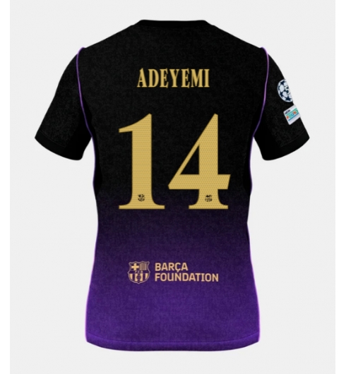 Barcelona Karim Adeyemi #14 Bortatröja 2026-27 Kortärmad Barcelona Karim Adeyemi #14 Bortatröja 2026-27 Kortärmad