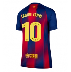 Barcelona Lamine Yamal #10 Hemmatröja 2025-26 Dam Kortärmad