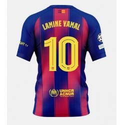 Barcelona Lamine Yamal #10 Hemmatröja 2025-26 Kortärmad