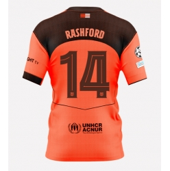 Barcelona Marcus Rashford #14 Tredje Tröja 2025-26 Kortärmad