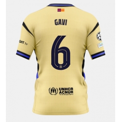 Barcelona Paez Gavi #6 Bortatröja 2025-26 Kortärmad