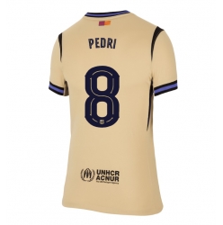 Barcelona Pedri Gonzalez #8 Bortatröja 2025-26 Dam Kortärmad
