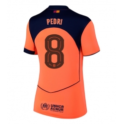 Barcelona Pedri Gonzalez #8 Tredje Tröja 2025-26 Dam Kortärmad