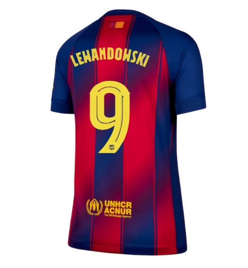 Barcelona Robert Lewandowski #9 Hemmatröja 2025-26 Dam Kortärmad Barcelona Robert Lewandowski #9 Hemmatröja 2025-26 Dam Kortärmad