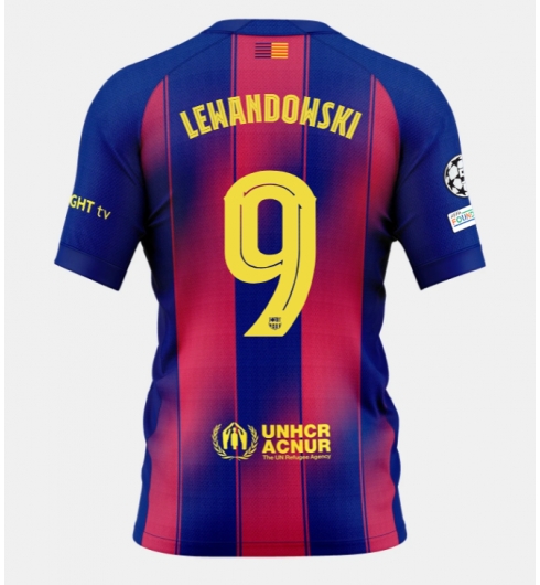 Barcelona Robert Lewandowski #9 Hemmatröja 2025-26 Kortärmad Barcelona Robert Lewandowski #9 Hemmatröja 2025-26 Kortärmad