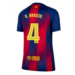 Barcelona Ronald Araujo #4 Hemmatröja 2025-26 Dam Kortärmad