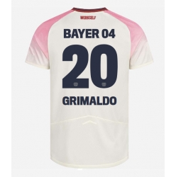 Bayer Leverkusen Alejandro Grimaldo #20 Bortatröja 2025-26 Kortärmad