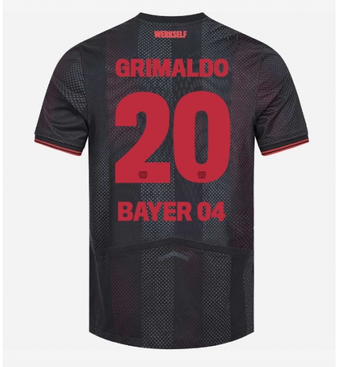 Bayer Leverkusen Alejandro Grimaldo #20 Hemmatröja 2025-26 Kortärmad Bayer Leverkusen Alejandro Grimaldo #20 Hemmatröja 2025-26 Kortärmad