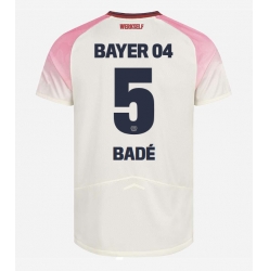 Bayer Leverkusen Loic Bade #5 Bortatröja 2025-26 Kortärmad