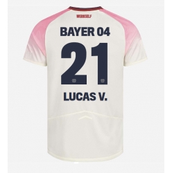 Bayer Leverkusen Lucas Vazquez #21 Bortatröja 2025-26 Kortärmad