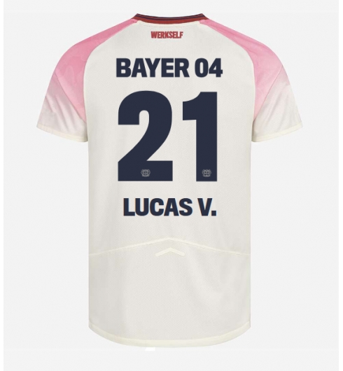 Bayer Leverkusen Lucas Vazquez #21 Bortatröja 2025-26 Kortärmad Bayer Leverkusen Lucas Vazquez #21 Bortatröja 2025-26 Kortärmad