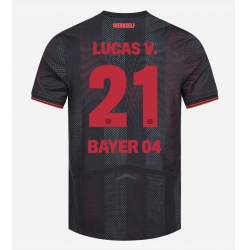 Bayer Leverkusen Lucas Vazquez #21 Hemmatröja 2025-26 Kortärmad