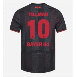 Bayer Leverkusen Malik Tillman #10 Hemmatröja 2025-26 Kortärmad