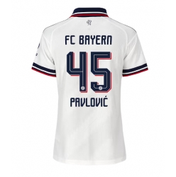 Bayern Munich Aleksandar Pavlovic #45 Bortatröja 2026-27 Dam Kortärmad