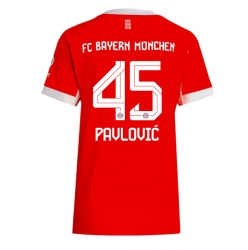 Bayern Munich Aleksandar Pavlovic #45 Hemmatröja 2025-26 Dam Kortärmad