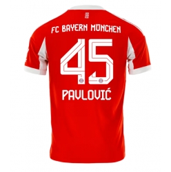 Bayern Munich Aleksandar Pavlovic #45 Hemmatröja 2025-26 Kortärmad