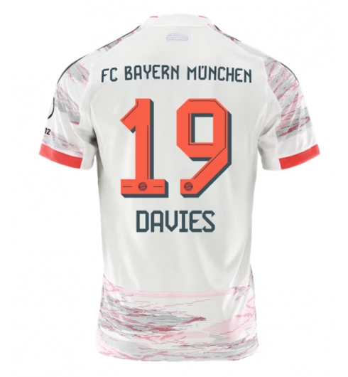 Bayern Munich Alphonso Davies #19 Bortatröja 2025-26 Kortärmad Bayern Munich Alphonso Davies #19 Bortatröja 2025-26 Kortärmad