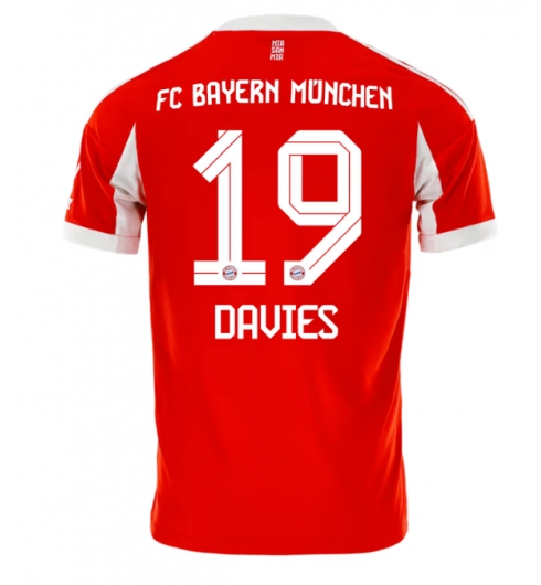 Bayern Munich Alphonso Davies #19 Hemmatröja 2025-26 Kortärmad Bayern Munich Alphonso Davies #19 Hemmatröja 2025-26 Kortärmad