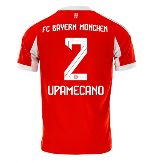 Bayern Munich Dayot Upamecano #2 Hemmatröja 2025-26 Kortärmad Bayern Munich Dayot Upamecano #2 Hemmatröja 2025-26 Kortärmad