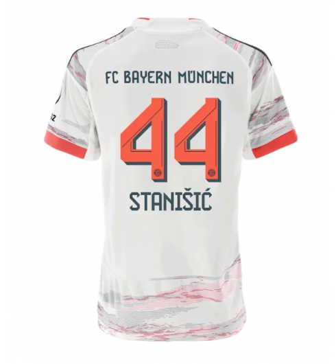 Bayern Munich Josip Stanisic #44 Bortatröja 2025-26 Dam Kortärmad Bayern Munich Josip Stanisic #44 Bortatröja 2025-26 Dam Kortärmad