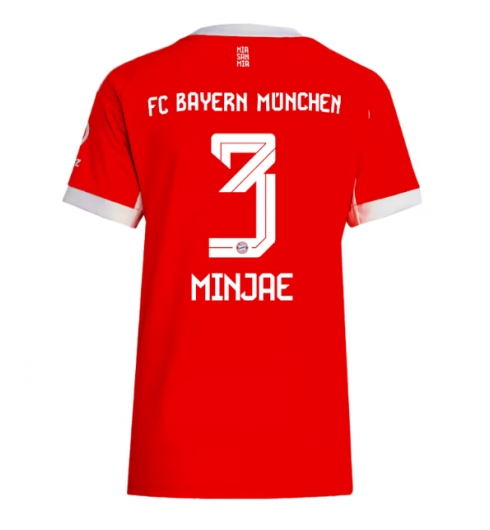 Bayern Munich Kim Min-jae #3 Hemmatröja 2025-26 Dam Kortärmad Bayern Munich Kim Min-jae #3 Hemmatröja 2025-26 Dam Kortärmad